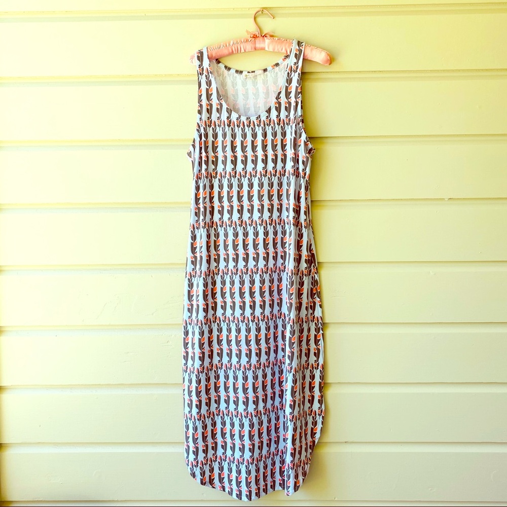 Synergy Organic Cotton feather tank dress Large